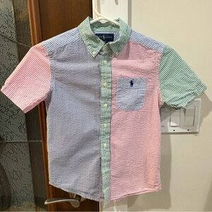Boys Ralph Lauren Colorful Striped Men's Shirt
